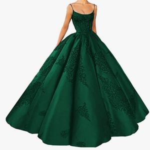 Stunning Emerald Green Ballgown